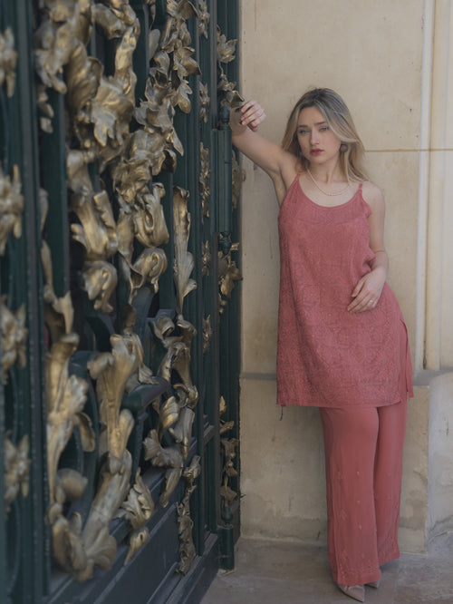 Chèrie Co-ord set in Pink