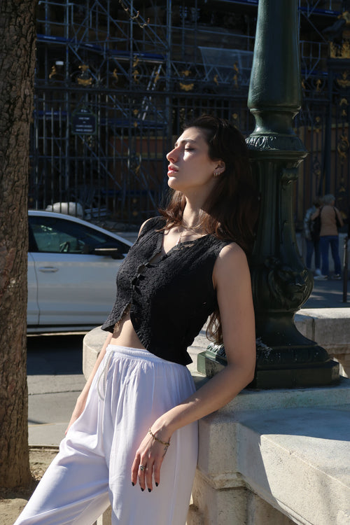 Rivoli Chikankari Top