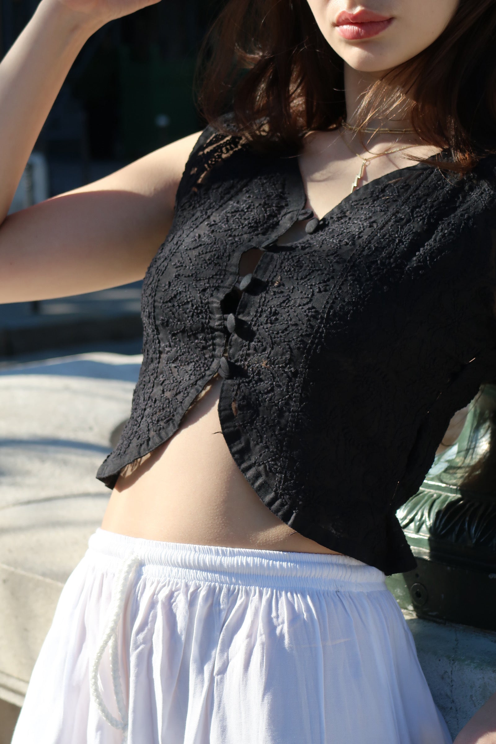 Rivoli Chikankari Top