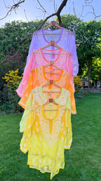 Sheer Printemps top in Lilac